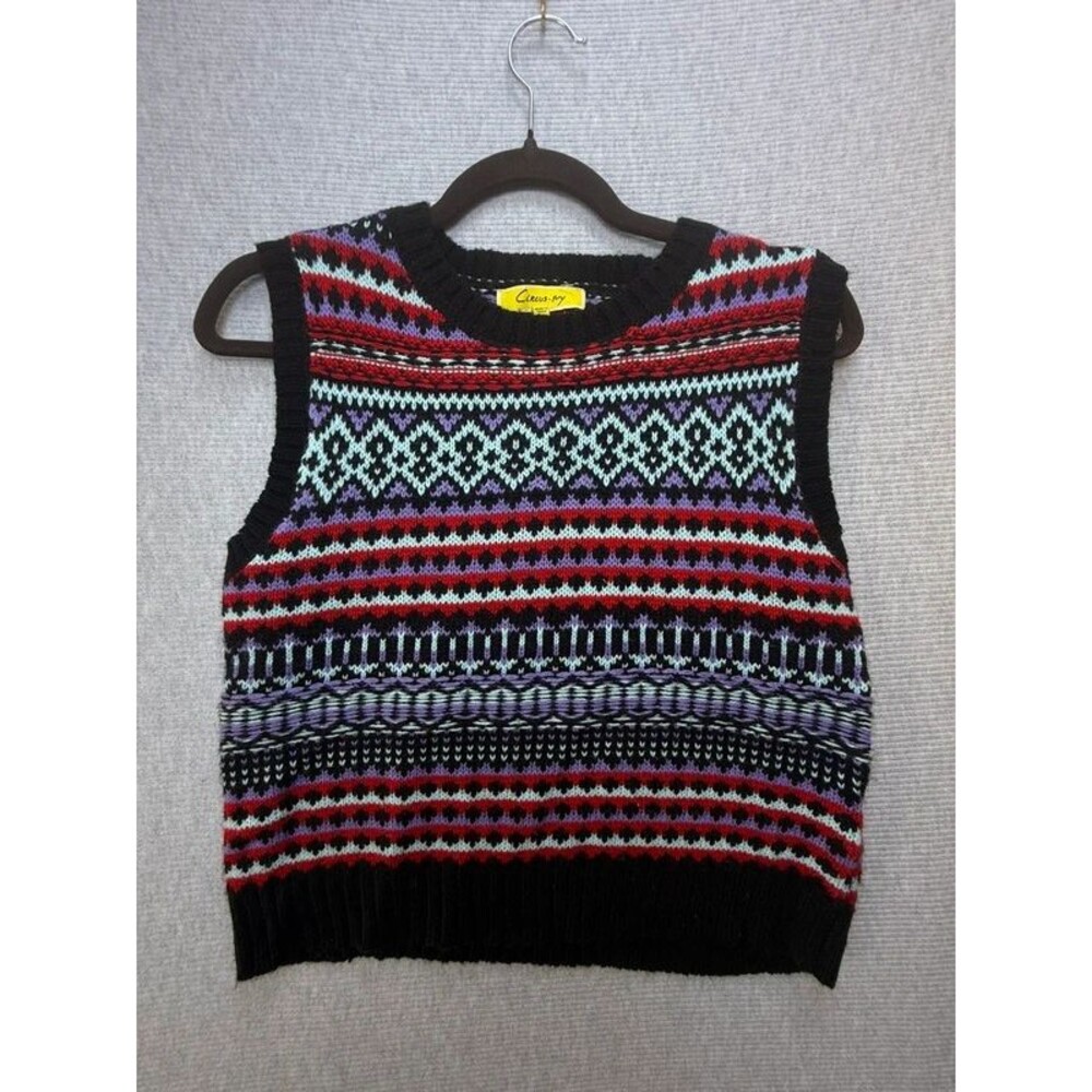 Circus and ny knitted vest